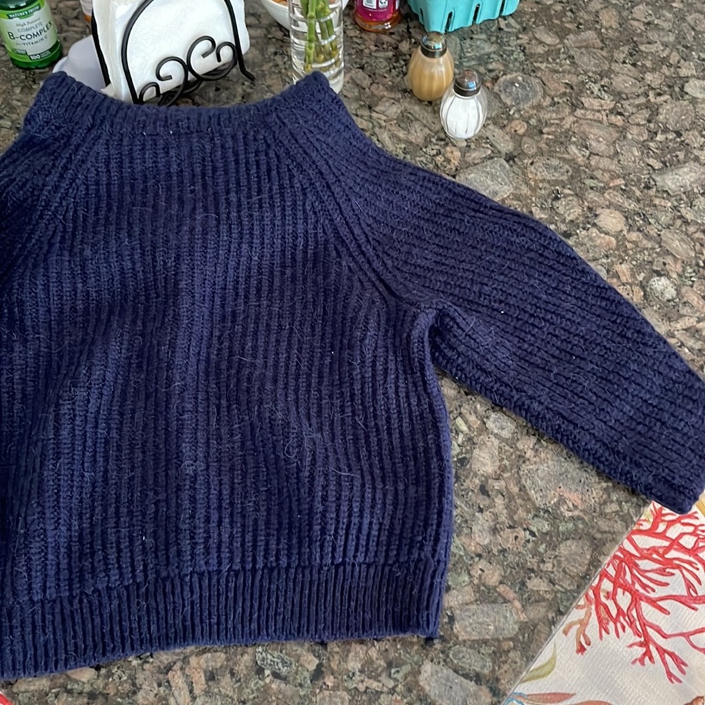 Gap Navy Blue Turtle Neck Sweater - Picture 4 of 5
